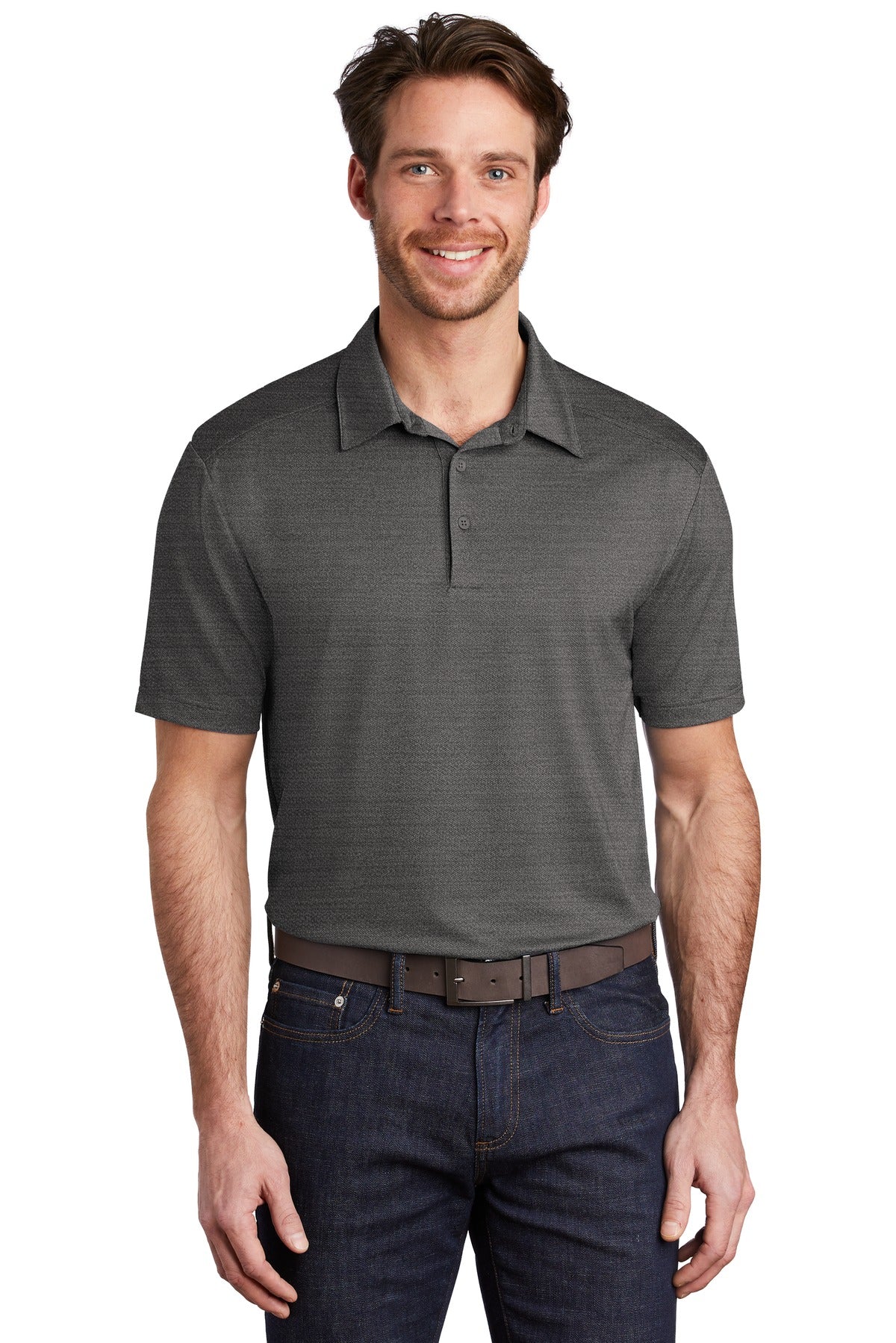 Port Authority Men's Stretch Heather Polo K583