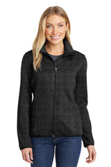 Port Authority Women's Sweater Fleece Jacket. L232
