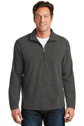 Port Authority Men's Heather Microfleece 1/2-Zip Pullover. F234