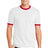 American Apparel Men's Fine Jersey Ringer T-Shirt. 2410W American Apparel