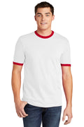 American Apparel Men's Fine Jersey Ringer T-Shirt. 2410W American Apparel