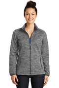 Sport-Tek Women's PosiCharge Electric Heather Soft Shell Jacket. LST30