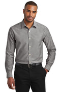 Port Authority Men's Slim Fit SuperPro Oxford Shirt. S661