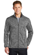 Sport-Tek Men's PosiCharge Electric Heather Soft Shell Jacket