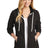 District Women's Perfect Tri French Terry Full-Zip Hoodie. DT456 District