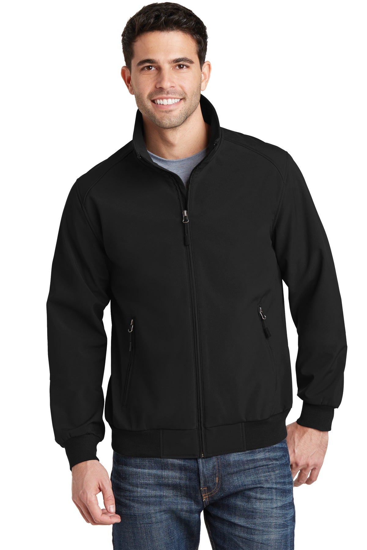 Port Authority Men's Soft Shell Bomber Jacket. J337