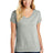 District Women's Astro V-Neck Tee. DM465A District