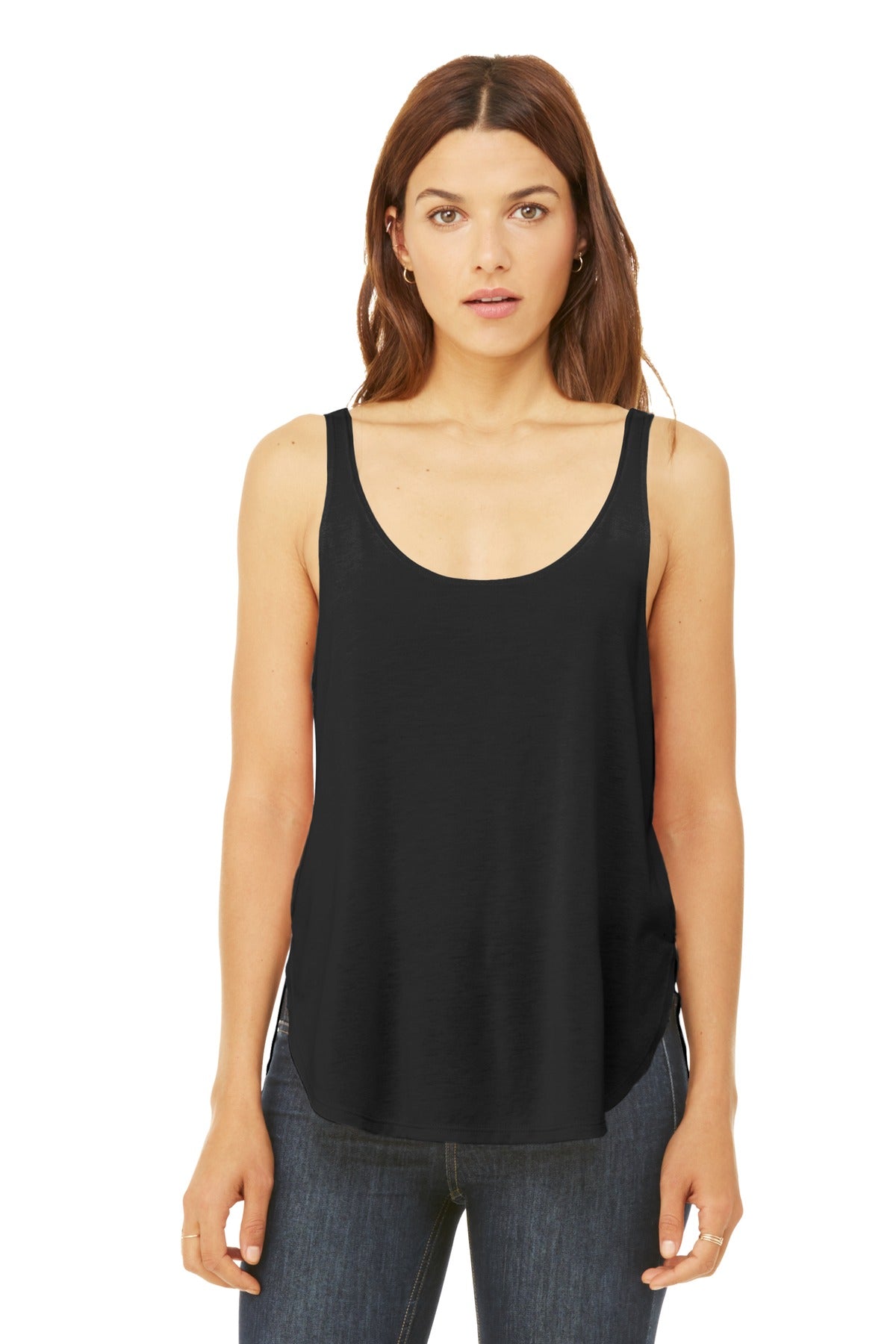 BELLA+CANVAS Women's Flowy Side-Slit Tank BELLA + CANVAS