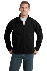 Port Authority Men's Tall Textured Soft Shell Jacket. TLJ705