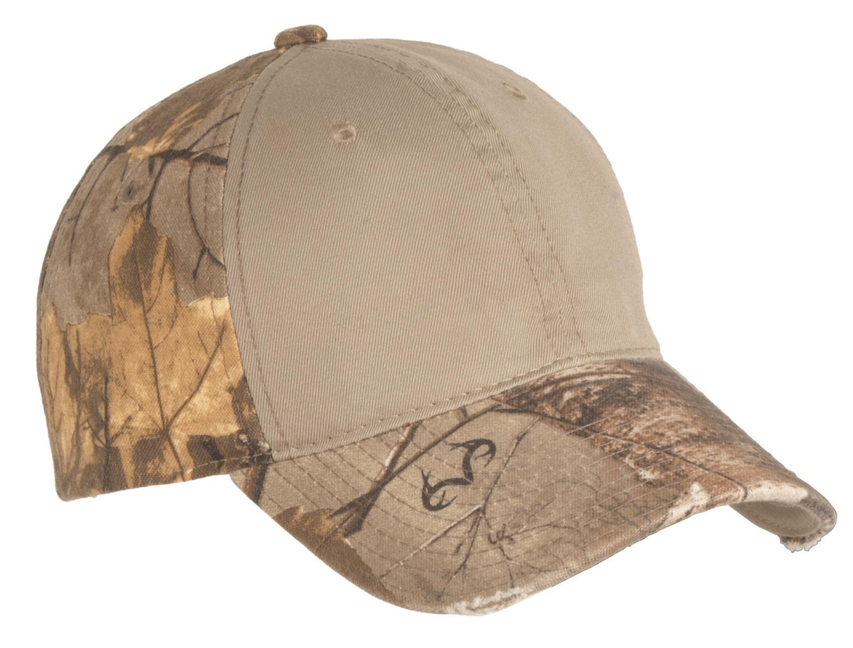 Port Authority Camo Cap with Contrast Front Panel