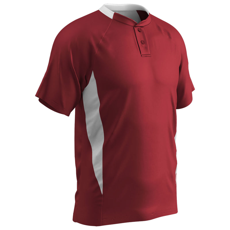 Champro Clean-Up Adult 2-Button Baseball Jersey
