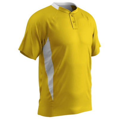 Champro Clean-Up Adult 2-Button Baseball Jersey