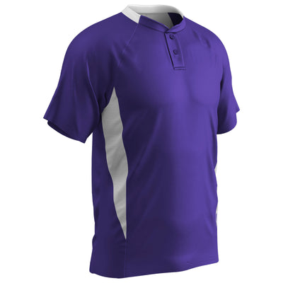 Champro Clean-Up Adult 2-Button Baseball Jersey