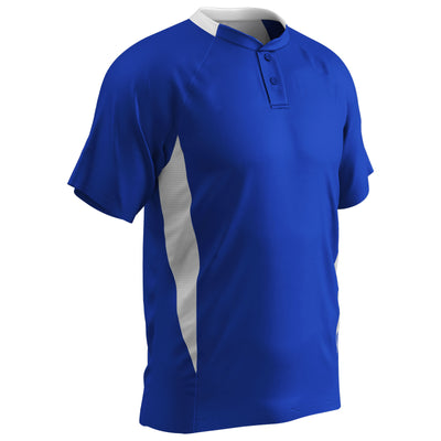 Champro Clean-Up Adult 2-Button Baseball Jersey