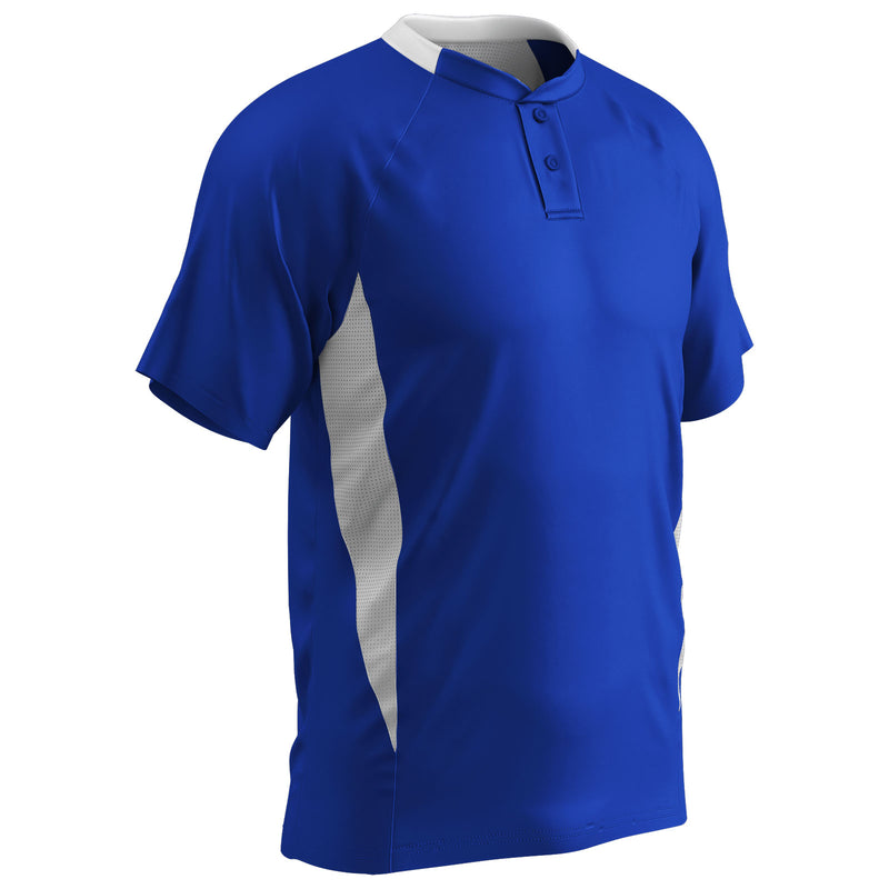Champro Clean-Up Adult 2-Button Baseball Jersey