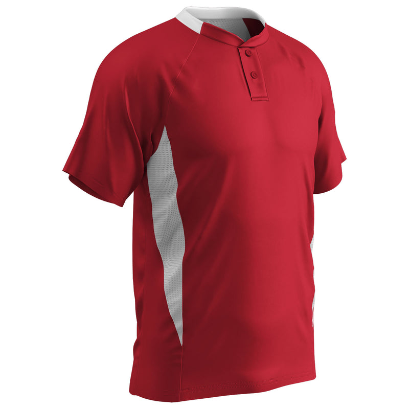Champro Clean-Up Adult 2-Button Baseball Jersey
