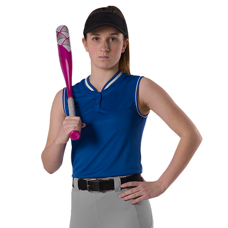 Badger Women's Vintage Softball Sleeveless Jersey Badger