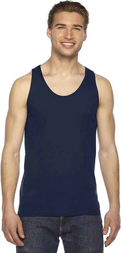 American Apparel Men's USA-Made Fine Jersey Tank American Apparel