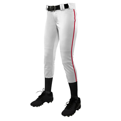 Champro Tournament Women's Low Rise Softball Pant with Braid