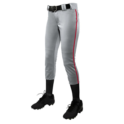 Champro Tournament Women's Low Rise Softball Pant with Braid
