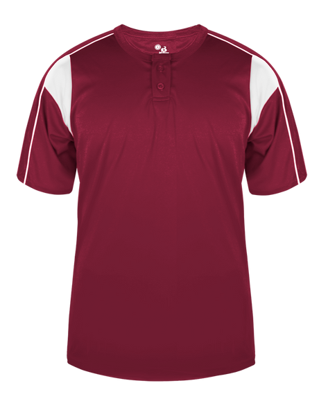 Badger Men's Pro Placket Baseball Jersey Badger