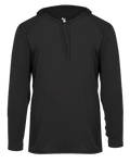 Badger 4150 Men's B-Core Long-Sleeve Hooded Tee Badger