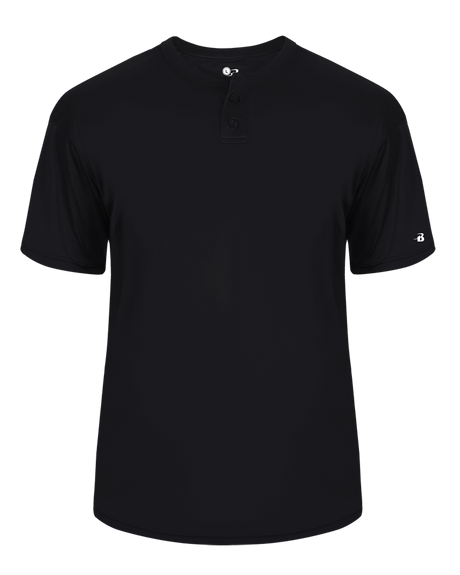Badger Men's B-Core Placket Baseball Jersey Badger