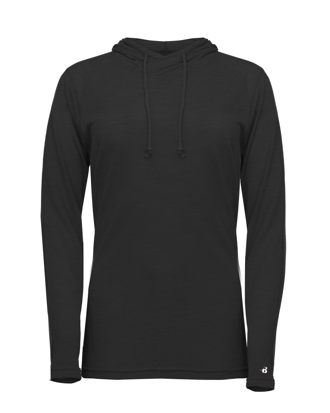 Badger Women's Tri-Blend Surplice Hooded Tee Badger