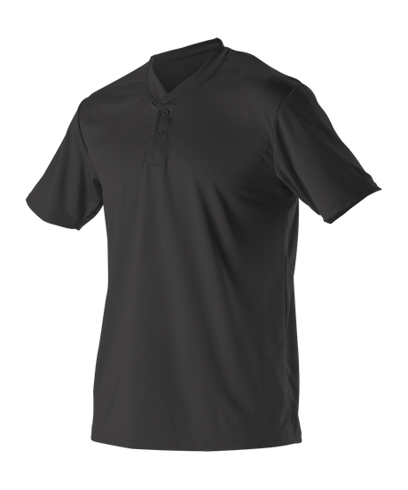 Alleson Adult Baseball 2 Button Henley Jersey Alleson