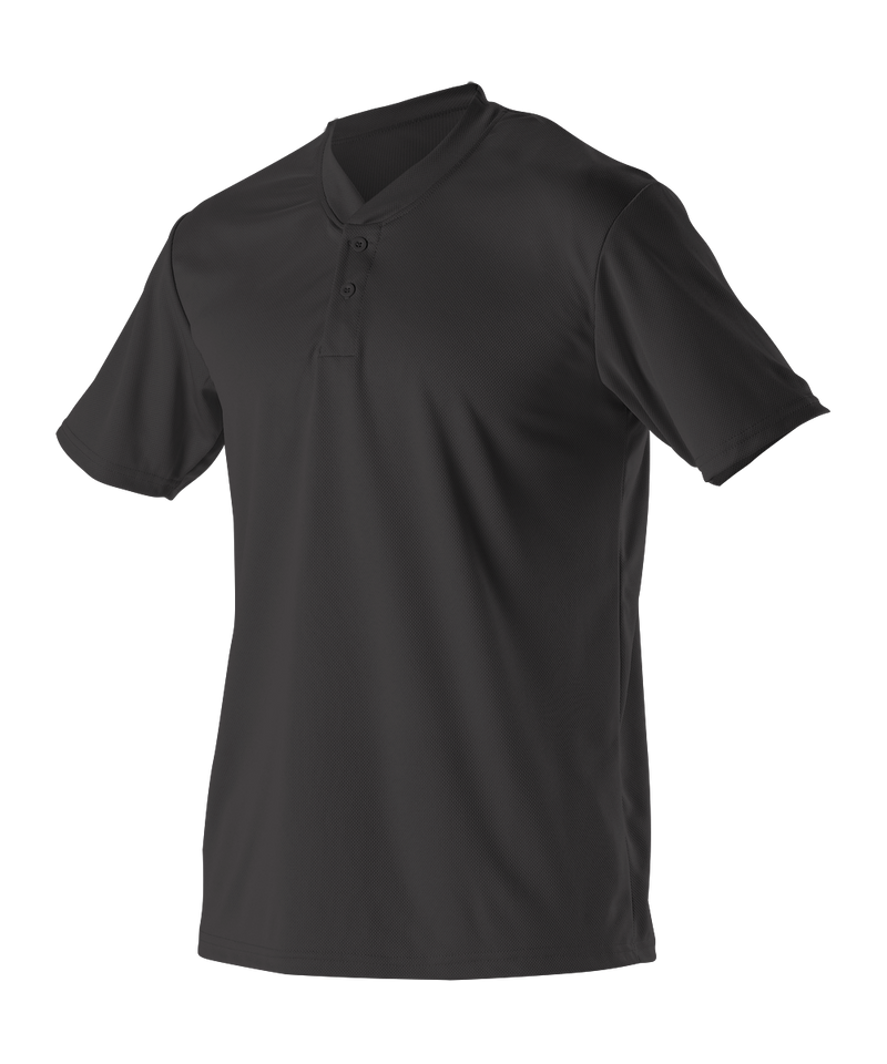 Alleson Adult Baseball 2 Button Henley Jersey
