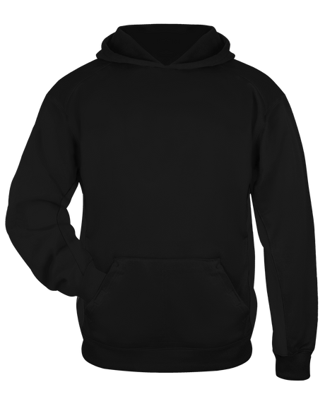 Badger Youth Performance Fleece Hoodie Badger
