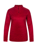 Badger 4173 Women's Tonal Blend 1/4 Zip Pullover Badger