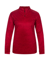 Badger 4173 Women's Tonal Blend 1/4 Zip Pullover Badger
