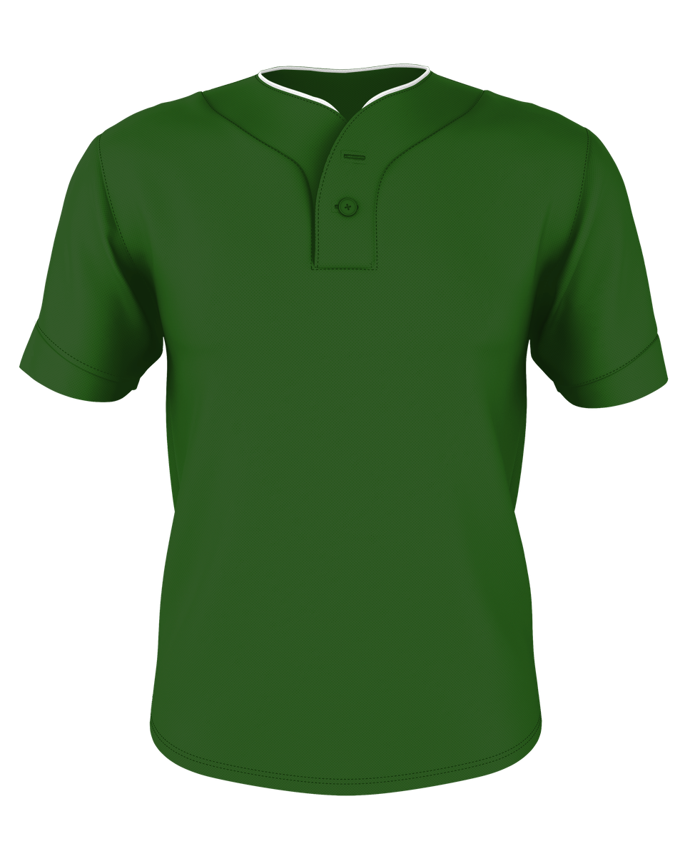 Alleson Youth Two Button Mesh Baseball Jersey With Piping Alleson