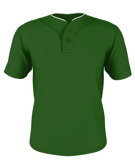 Alleson Youth Two Button Mesh Baseball Jersey With Piping Alleson