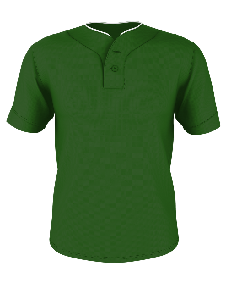 Alleson Youth Two Button Mesh Baseball Jersey With Piping Alleson