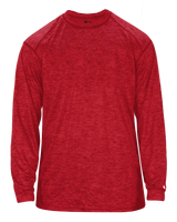 Badger Men's Tonal Blend Long-Sleeve Tee Badger