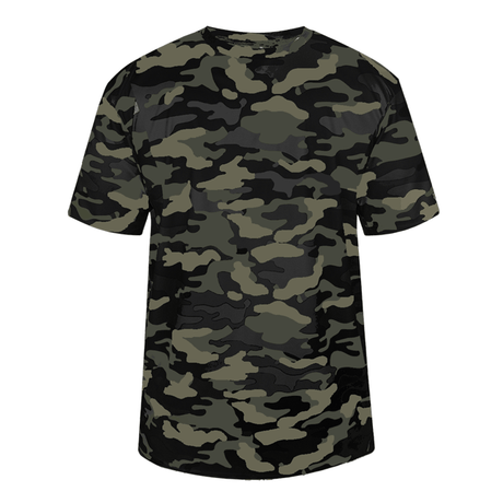 Badger Youth Camo Tee Badger