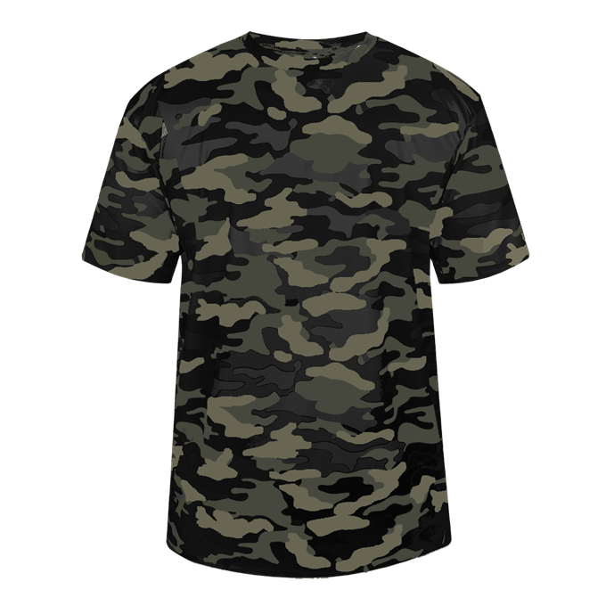 Badger Youth Camo Tee