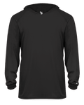 Badger 2105 Youth B-Core Long-Sleeve Hooded Tee Badger