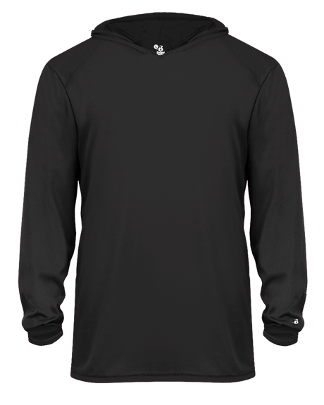 Badger 2105 Youth B-Core Long-Sleeve Hooded Tee Badger
