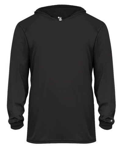 Badger 2105 Youth B-Core Long-Sleeve Hooded Tee