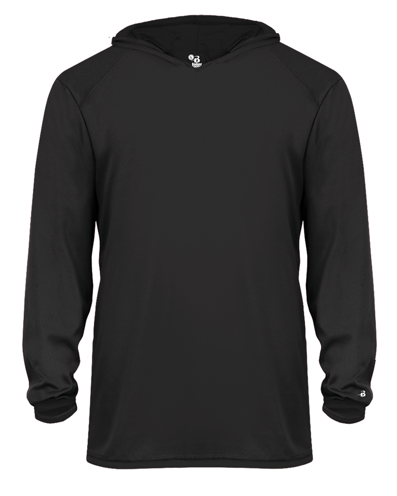 Badger 2105 Youth B-Core Long-Sleeve Hooded Tee