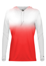 Badger Women's Ombre Hooded Tee Badger