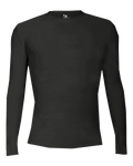 Badger Men's 4605 Pro-Compression Long-Sleeve Crew Shirt Badger