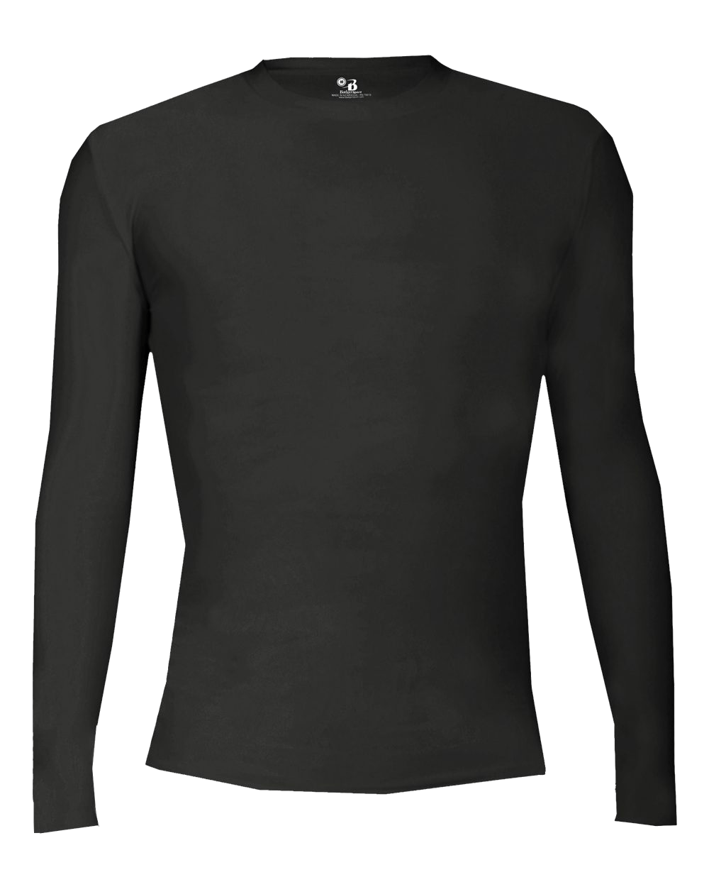 Badger Men's 4605 Pro-Compression Long-Sleeve Crew Shirt Badger