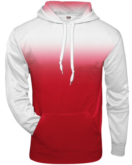 Badger Men's Ombre Hooded Sweatshirt Badger