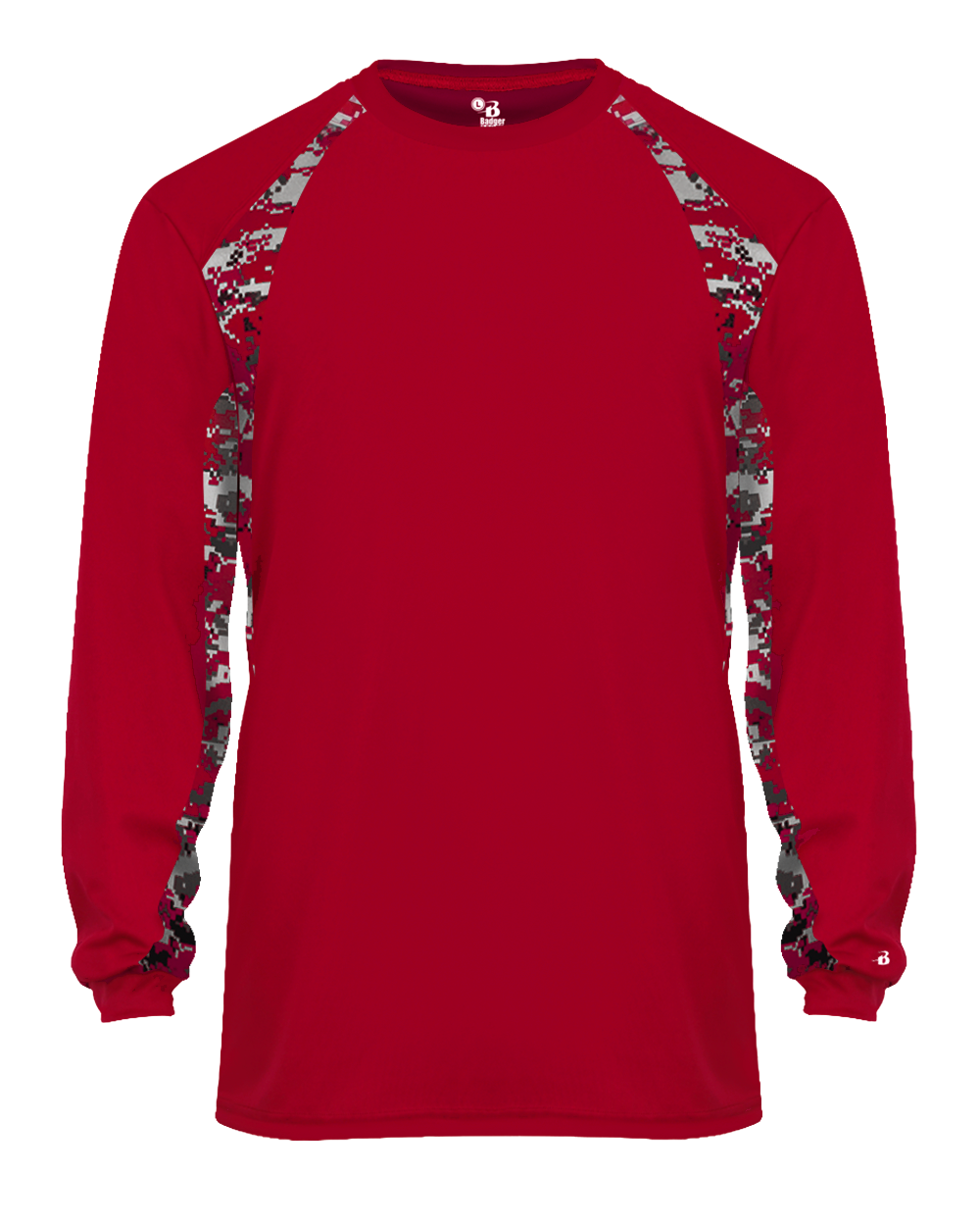 Badger Men's Digital Hook Long-Sleeve Tee Badger