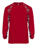 Badger Men's Digital Hook Long-Sleeve Tee Badger