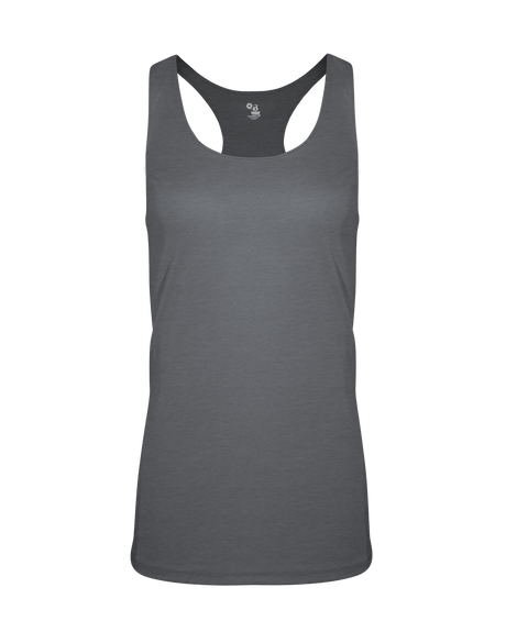 Badger 4966 Women's Tri- Blend Racerback Tank Badger